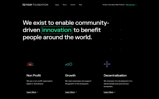 NEAR Foundation website