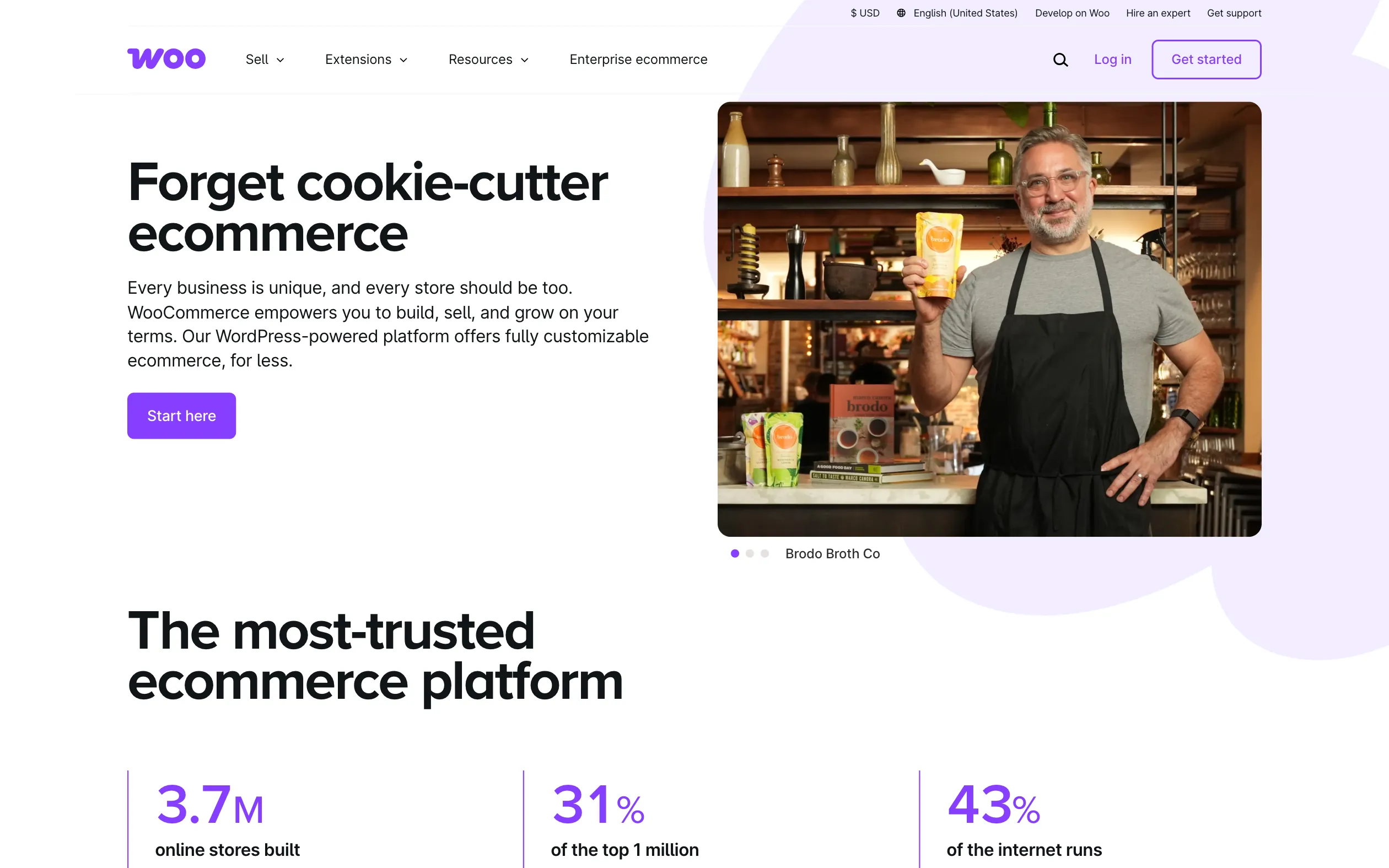 WooCommerce website