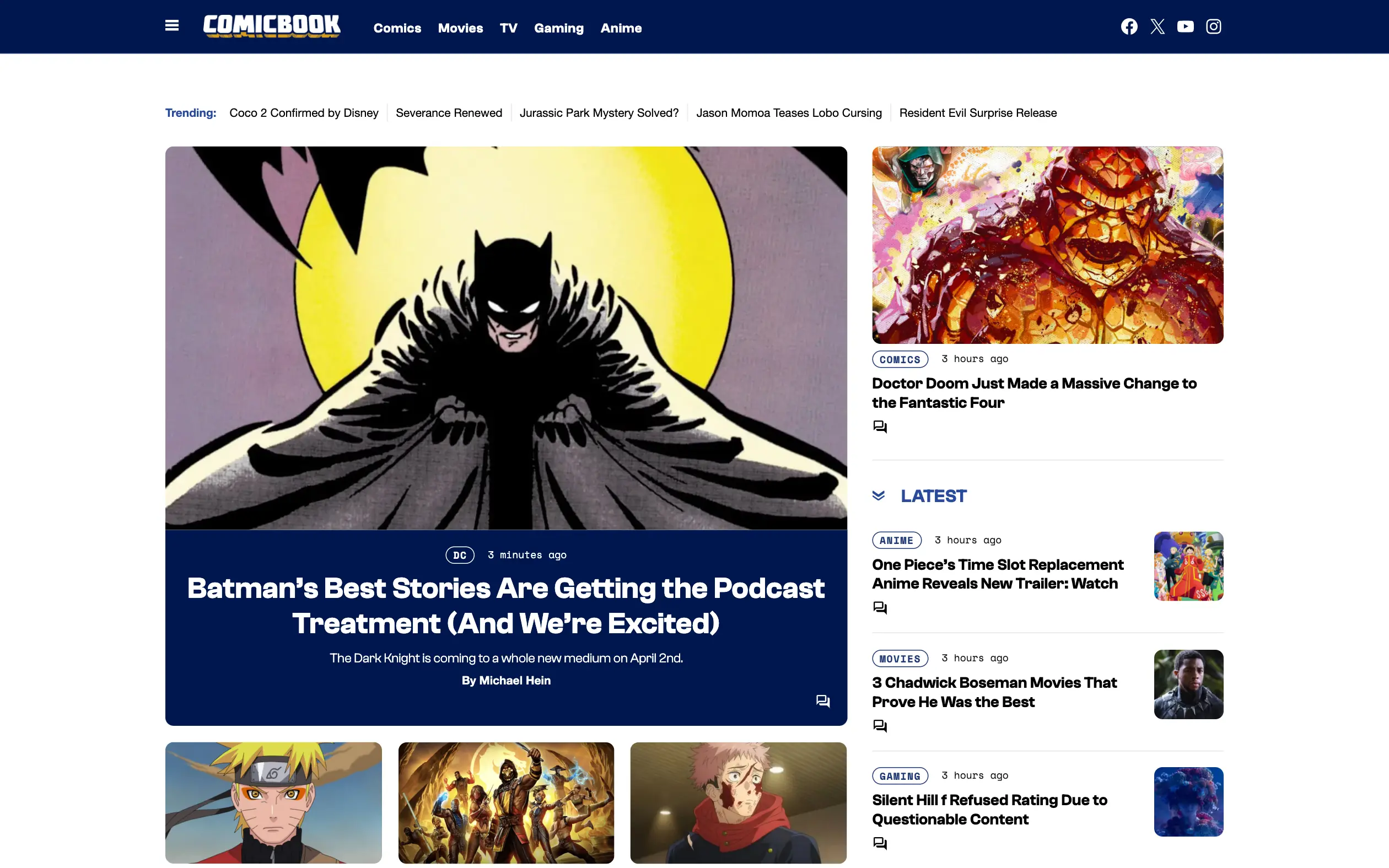 ComicBook website