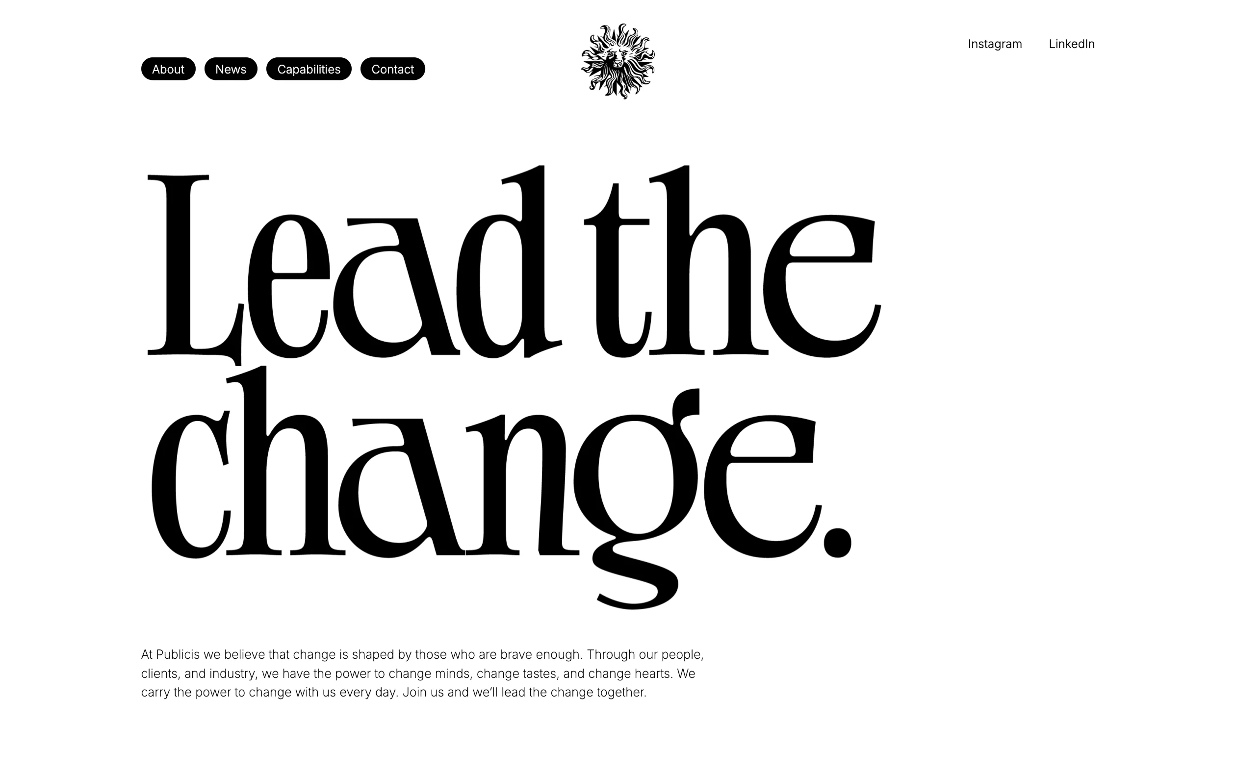 Publicis Canada website