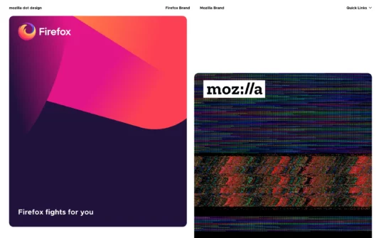 Mozilla Dot Design