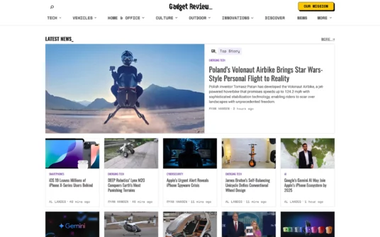 Gadget Review website