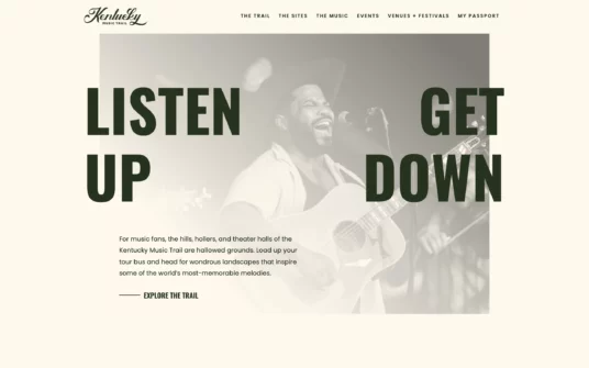 Kentucky Music Trail website