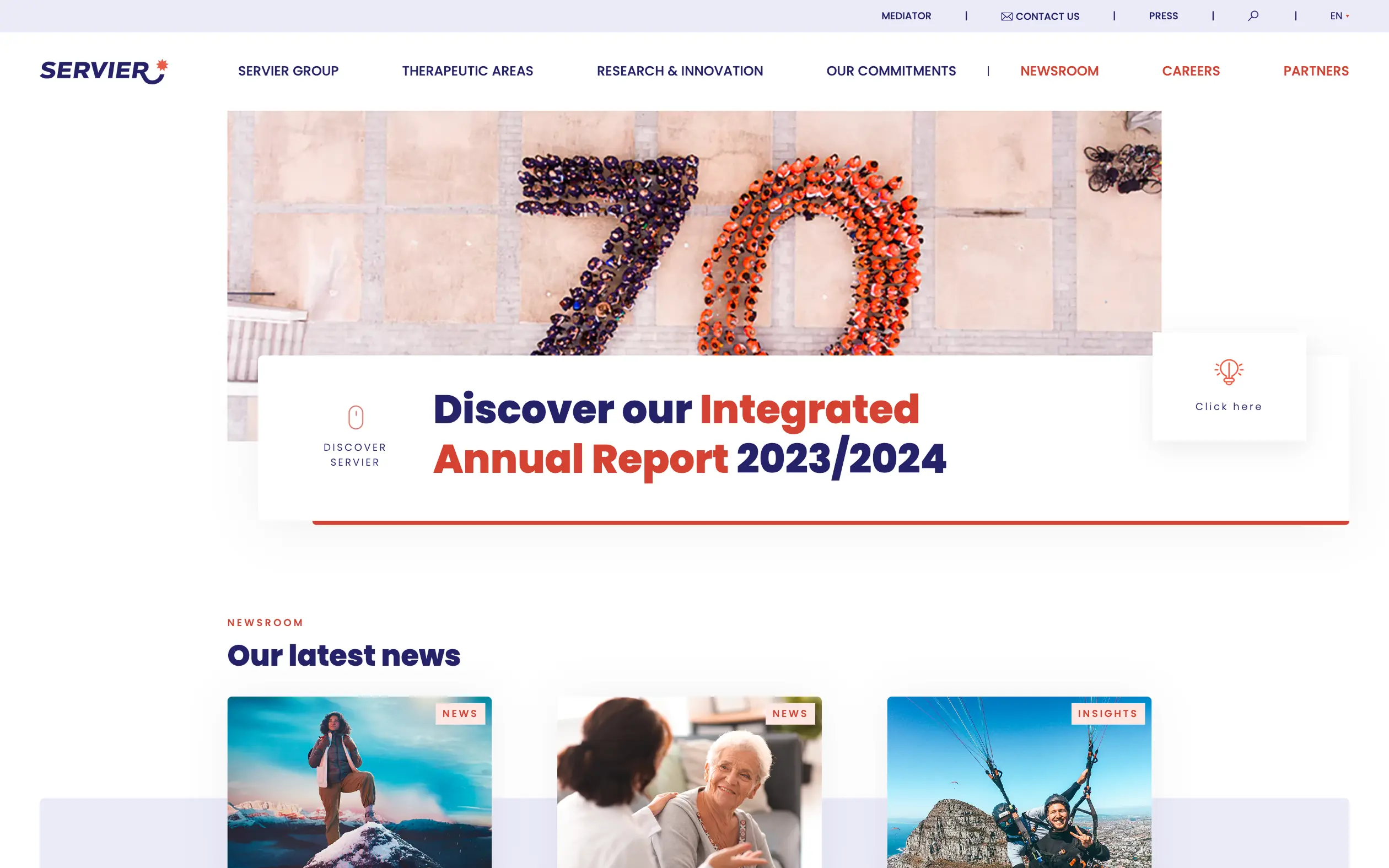 Servier website