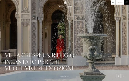 Villa Crespi website