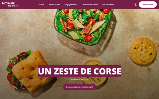 Pomme de Pain website