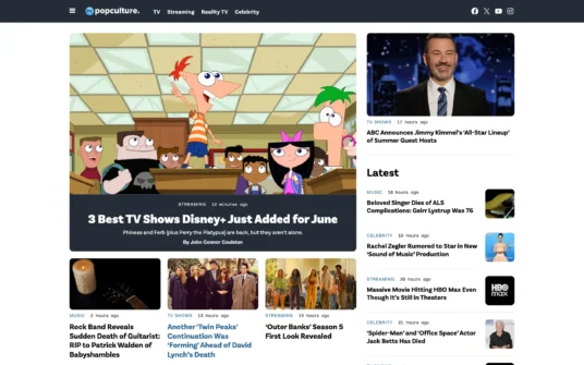 PopCulture website
