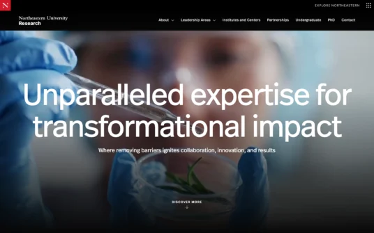 Northeastern Research website