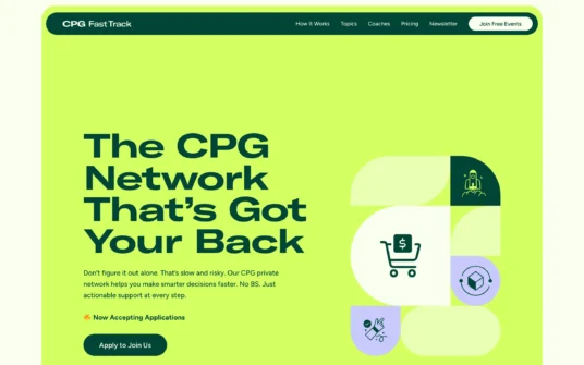 CPG Fast Track website