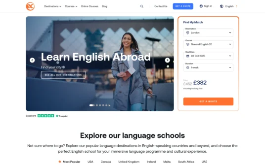 EC English website